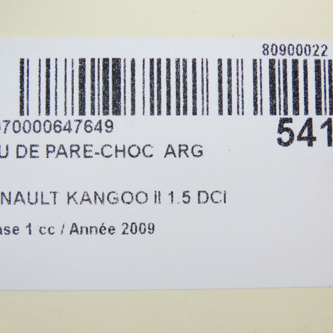 Feu de pare-choc  arg occasion RENAULT KANGOO II Phase 1 01-2008->03-2013 1.5 DCI 85ch 8200419906 5