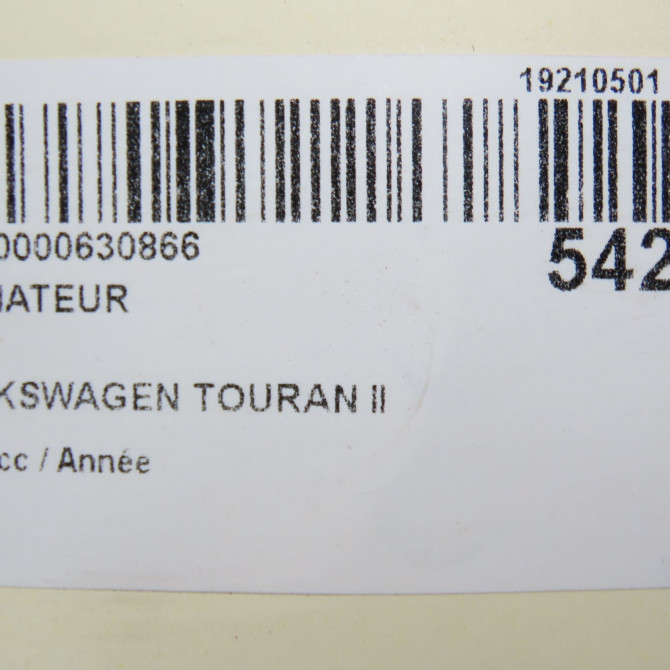 Radiateur occasion VOLKSWAGEN TOURAN II Phase 1 09-2010->12-2015 1K0121251AB 5