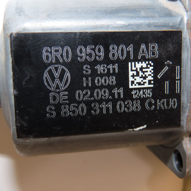 Mecanisme+moteur leve-glace avg occasion VOLKSWAGEN POLO V POLO V Phase 1 2009-09-01->2014-05-31 1.6 TDI 90 6R4837461N 4