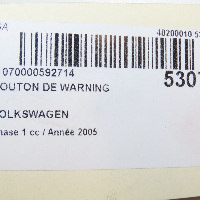 Bouton de warning occasion 5