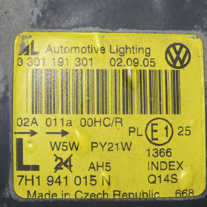 Phare gauche occasion  7H1941017N 4