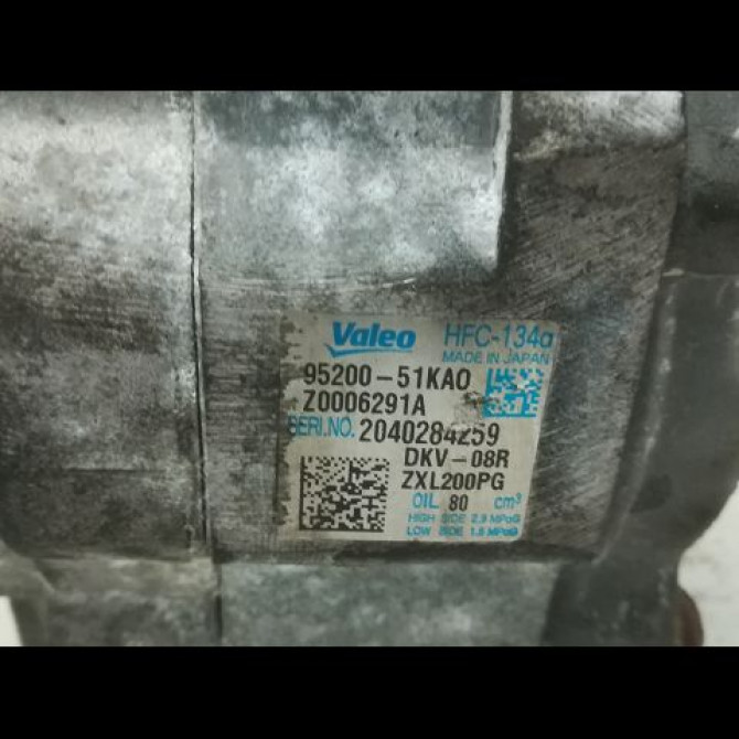 Compresseur air conditionne occasion OPEL AGILA II Phase 1 03-2008->12-2014 1.0i 65ch 93194040 4