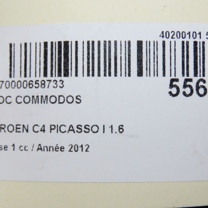 Bloc commodos occasion CITROEN C4 PICASSO I Phase 1 01-2007->10-2013 1.6 e-HDI 8v 110ch 624348 8