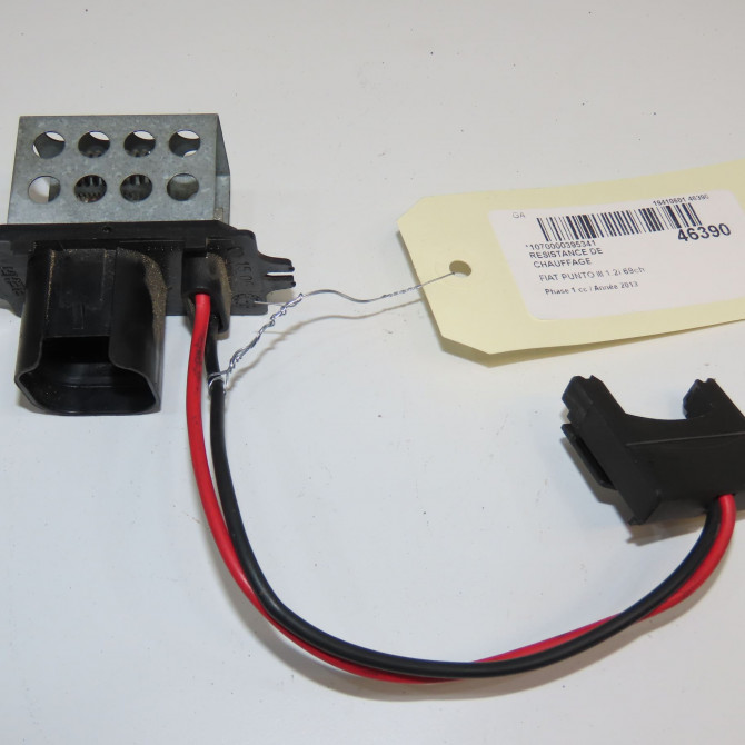 Resistance de chauffage occasion FIAT PUNTO III Phase 1 01-2012->... 1.2i 69ch 55702436 2