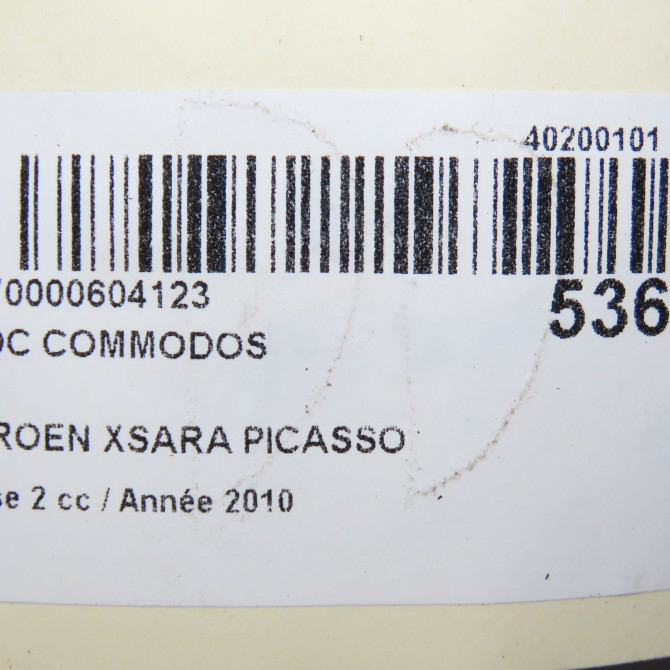 Bloc commodos occasion CITROEN XSARA PICASSO Phase 2 02-2004->12-2010 1.6 HDI 92 ch 6242XZ 7
