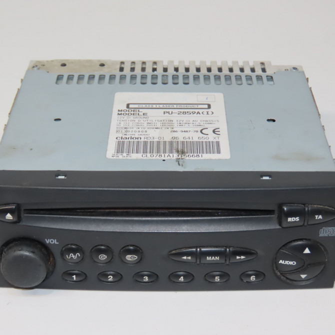 Autoradio occasion CITROEN XSARA PICASSO Phase 2 02-2004->12-2010 1.6 HDI 92 ch 6564ZL 1