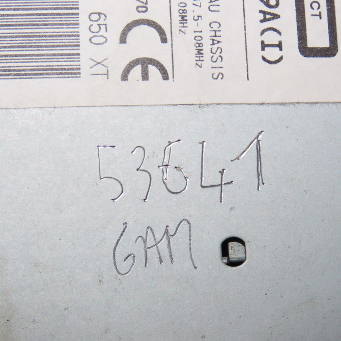 Autoradio occasion CITROEN XSARA PICASSO Phase 2 02-2004->12-2010 1.6 HDI 92 ch 6564ZL 5