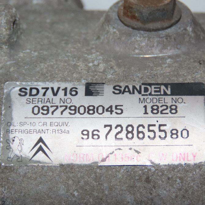 Compresseur air conditionne occasion CITROEN XSARA PICASSO Phase 2 02-2004->12-2010 1.6 HDI 92 ch 1609491580 5