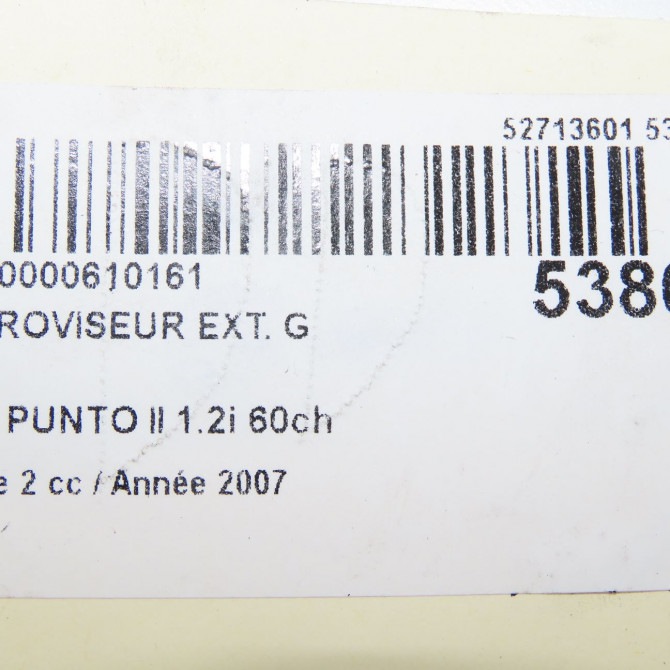 Retroviseur exterieur gauche occasion FIAT PUNTO II Phase 2 05-2003->10-2009 1.2i 60ch 735395761 6