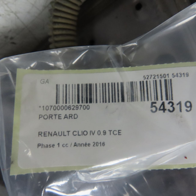 Porte arrière droite occasion RENAULT CLIO IV Phase 1 07-2012->... 0.9 TCE 90ch 821008626R 5