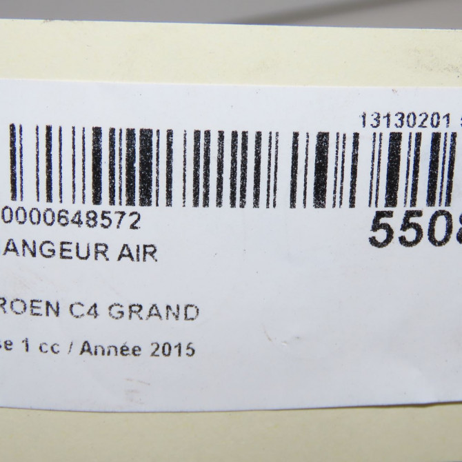 Echangeur air occasion CITROEN C4 GRAND PICASSO II Phase 1 04-2013->... 2.0 BlueHDI 150ch 9675627980 5