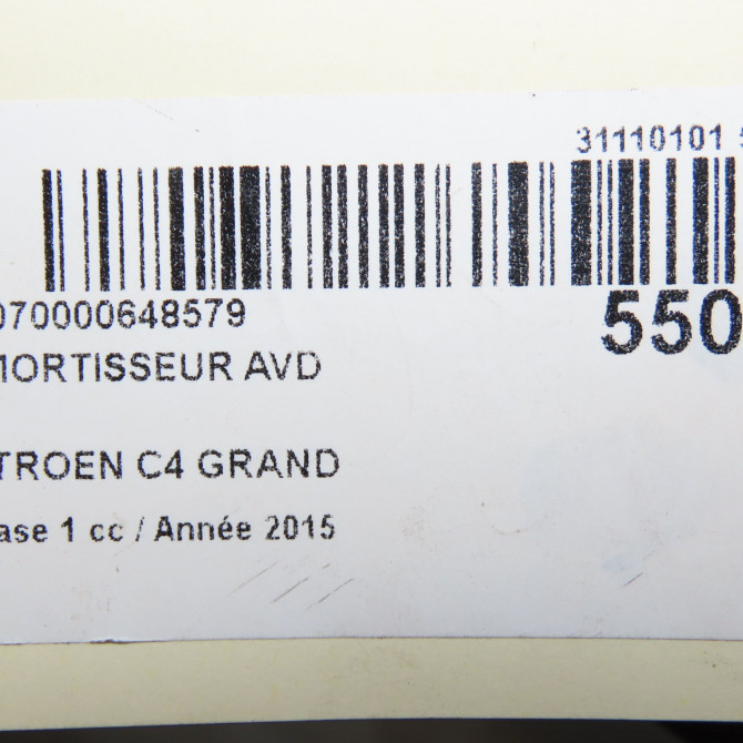 Amortisseur avant droit occasion CITROEN C4 GRAND PICASSO II Phase 1 04-2013->... 2.0 BlueHDI 150ch 1628564380 7