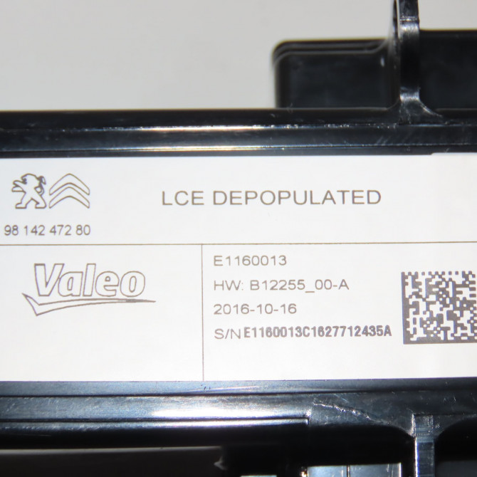 Lecteur de carte occasion CITROEN C4 PICASSO II Phase 1 04-2013->... 2.0 BlueHDi 150ch 9814247280 3