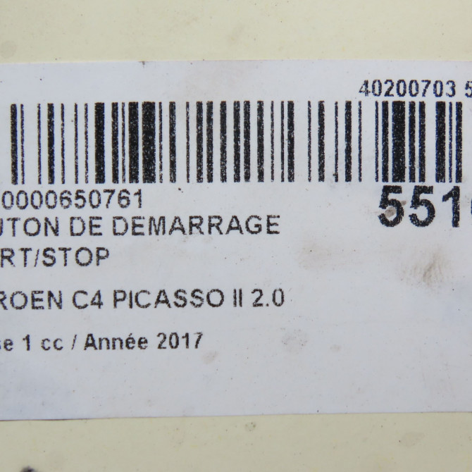 occasion CITROEN C4 PICASSO II Phase 1 04-2013->... 2.0 BlueHDi 150ch 96777946ZD 5