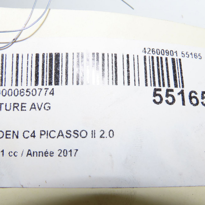 Ceinture avant gauche occasion CITROEN C4 PICASSO II Phase 1 04-2013->... 2.0 BlueHDi 150ch 96771311XX 7