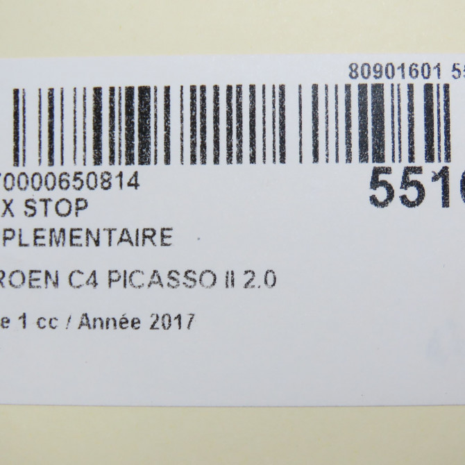 Feux stop supplementaire occasion CITROEN C4 PICASSO II Phase 1 04-2013->... 2.0 BlueHDi 150ch 6351LX 5
