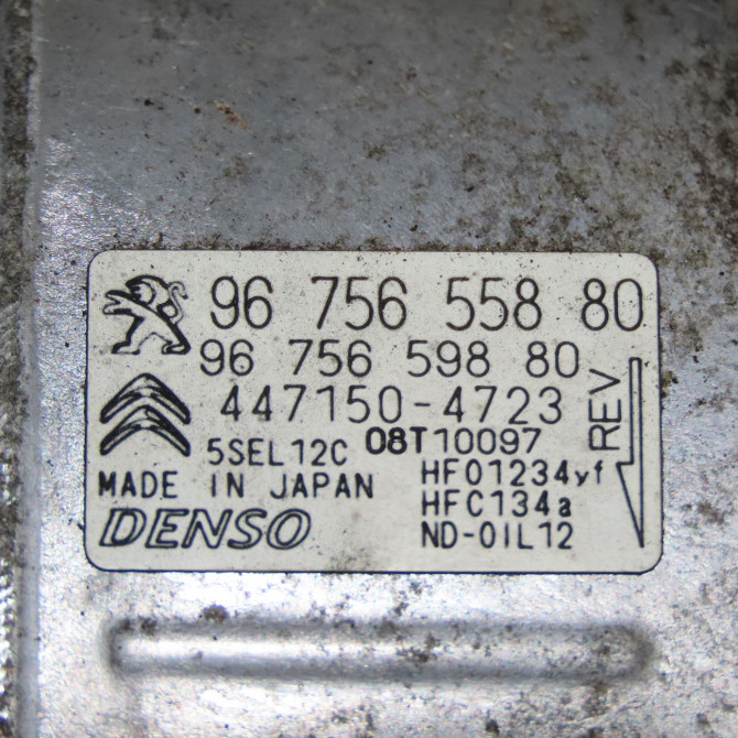 Compresseur air conditionne occasion CITROEN C4 PICASSO II Phase 1 04-2013->... 2.0 BlueHDi 150ch 9815198580 6