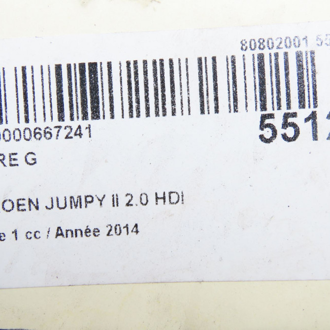 Phare gauche occasion CITROEN JUMPY II Phase 1 01-2007->... 2.0 HDI 125ch 6208L0 6