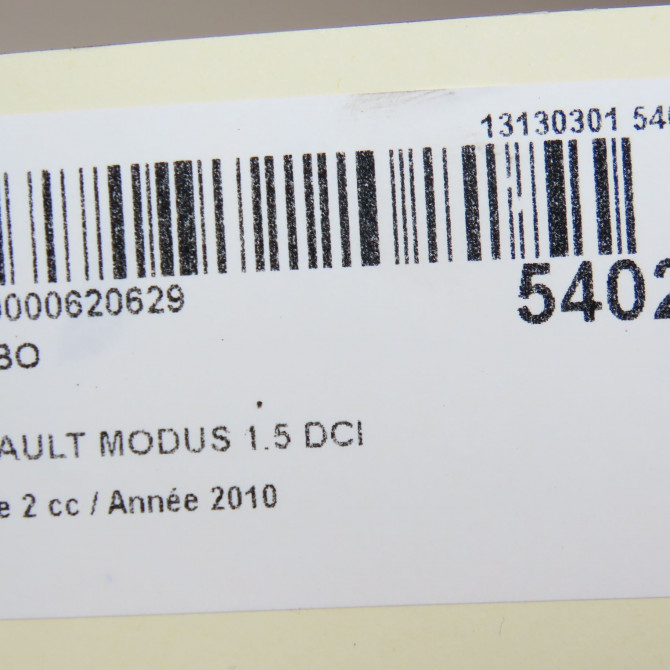 Turbo occasion RENAULT MODUS Phase 2 01-2008->12-2012 1.5 DCI 85ch 144113321R 8