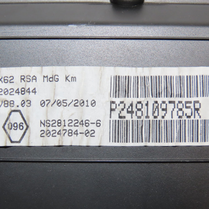 Compteur occasion RENAULT MASTER III Phase 1 04-2010->... 2.3 DCI 16v 100ch 248102591R 4