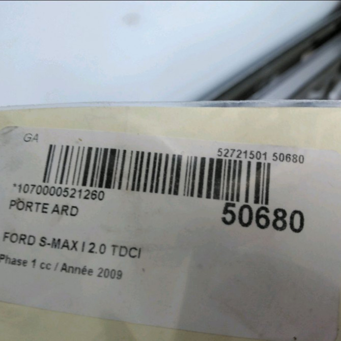 Porte arrière droite occasion FORD S-MAX I Phase 1 05-2006->03-2010 2.0 TDCI 140ch 1693745 5