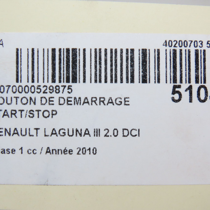 occasion RENAULT LAGUNA III Phase 1 10-2007->10-2010 2.0 DCI 150ch 4