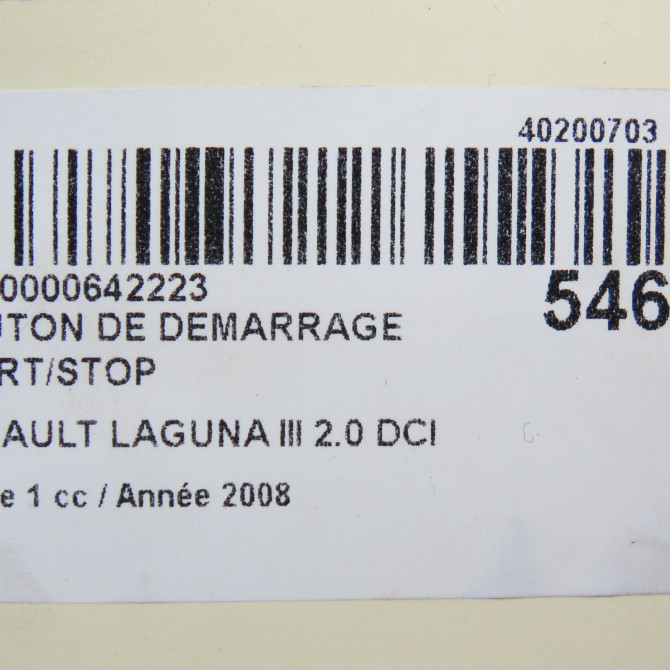 occasion RENAULT LAGUNA III Phase 1 10-2007->10-2010 2.0 DCI 130ch 4
