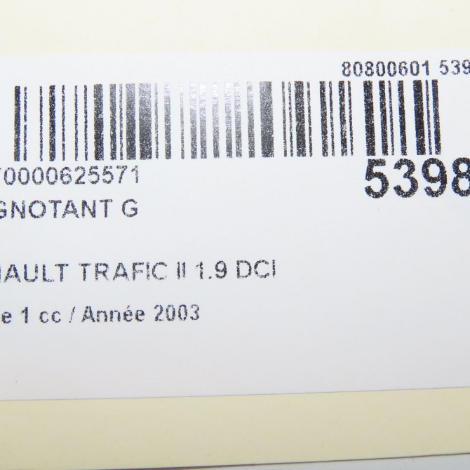 Clignotant gauche occasion RENAULT TRAFIC II Phase 1 10-2001->08-2006 1.9 DCI 8v 80ch 8200402983 5