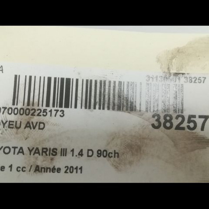 Moyeu avd occasion TOYOTA YARIS III YARIS III Phase 1 2011-03-01->2015-04-30 1.4 D 90ch 90363W0005 3