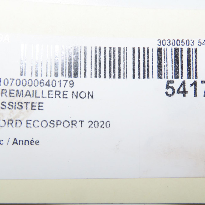 Cremaillere non assistee occasion FORD ECOSPORT 2725536 6