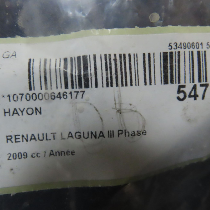 Hayon occasion RENAULT LAGUNA III Phase 1 COUPE 08-2008->03-2013 901007200R 6