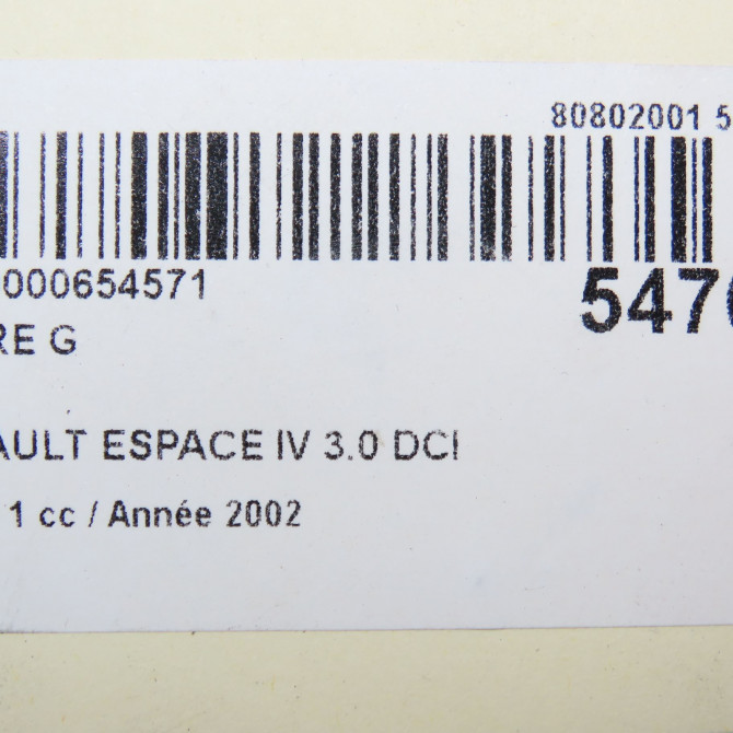 Phare gauche occasion RENAULT ESPACE IV Phase 1 09-2002->03-2006 3.0 DCI 7701053975 7