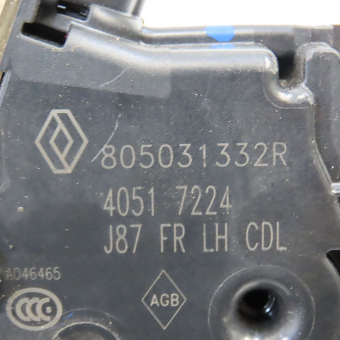 Serrure porte avg occasion RENAULT CAPTUR Phase 1 04-1995->04-1999 0.9i TCE 90ch 805031332R 7