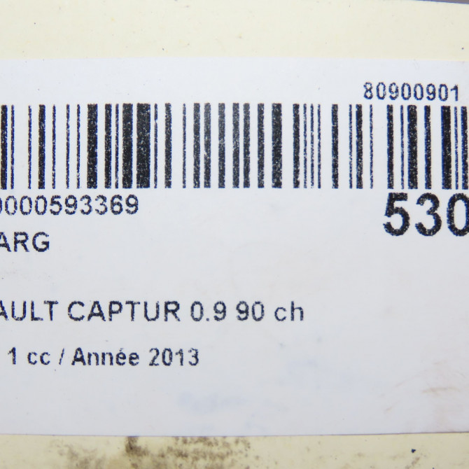 Feu arrière gauche occasion RENAULT CAPTUR Phase 1 02-2013->... 0.9 90 ch 265557367R 5