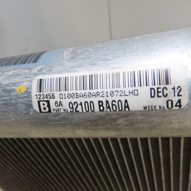 Condenseur clim occasion NISSAN JUKE Phase 1 09-2010->... 1.6i 117ch 92100BA60A 4