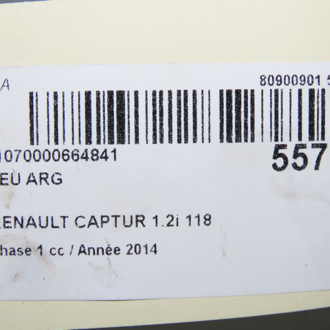 Feu arrière gauche occasion RENAULT CAPTUR Phase 1 02-2013->... 1.2i 118 16V 265557367R 5