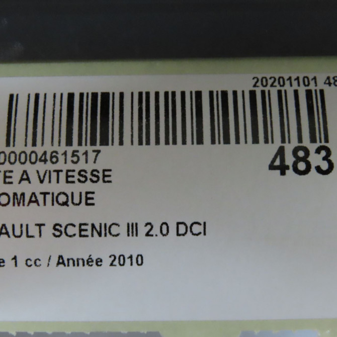 Boîte à vitesse automatique occasion RENAULT SCENIC III Phase 1 04-2009->11-2011 2.0 DCI 150ch 8200828405 6
