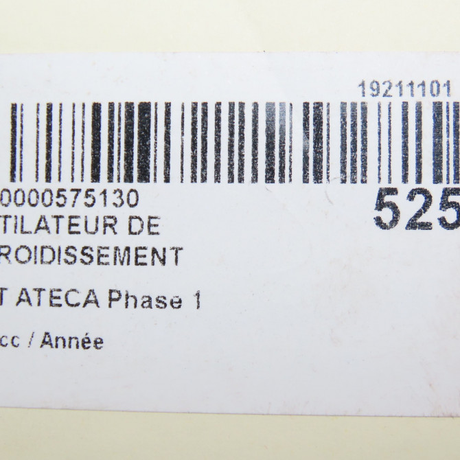 Ventilateur de refroidissement occasion SEAT ATECA Phase 1 06-2016->... 5Q0121203DD 6