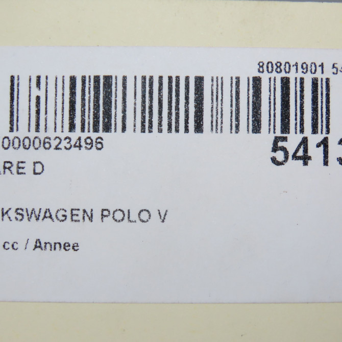 Phare droit occasion VOLKSWAGEN POLO V Phase 2 02-2014->... 6R1941008F 6