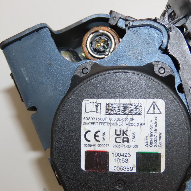Ceinture arrière gauche occasion DACIA DUSTER II Phase 1 10-2017->... 888405896R 5