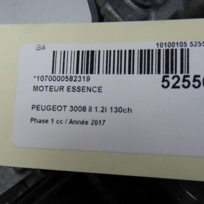 Moteur essence occasion PEUGEOT 3008 II Phase 1 04-1995->04-1999 1.2i 130ch 1617296080 7
