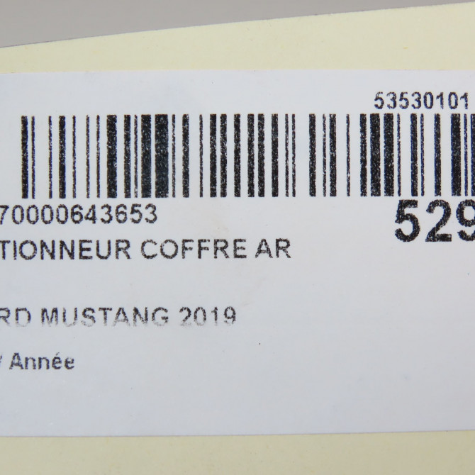 Actionneur coffre ar occasion FORD MUSTANG VII phase 1 06-2015->... 5