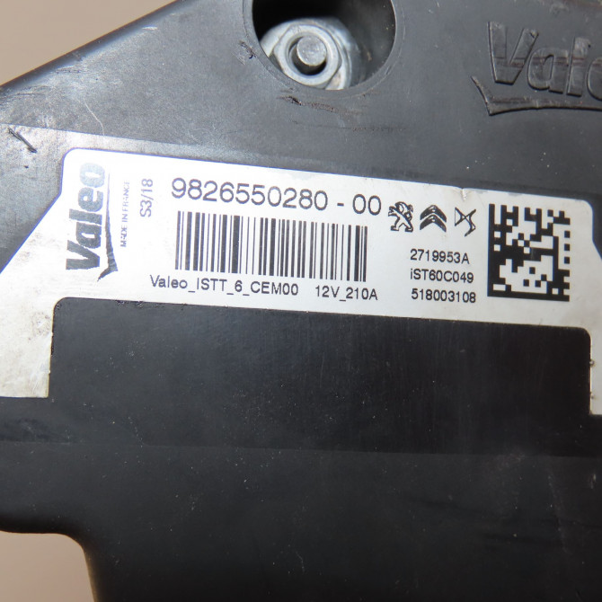 Alternateur occasion CITROEN 146 Phase 1 04-1995->04-1999 2.0 BLUEHDI 180ch 9826550280 6