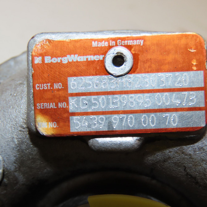 Turbo occasion RENAULT SCENIC II Phase 2 09-2006->04-2009 1.5 DCI 105ch 7701476883 5