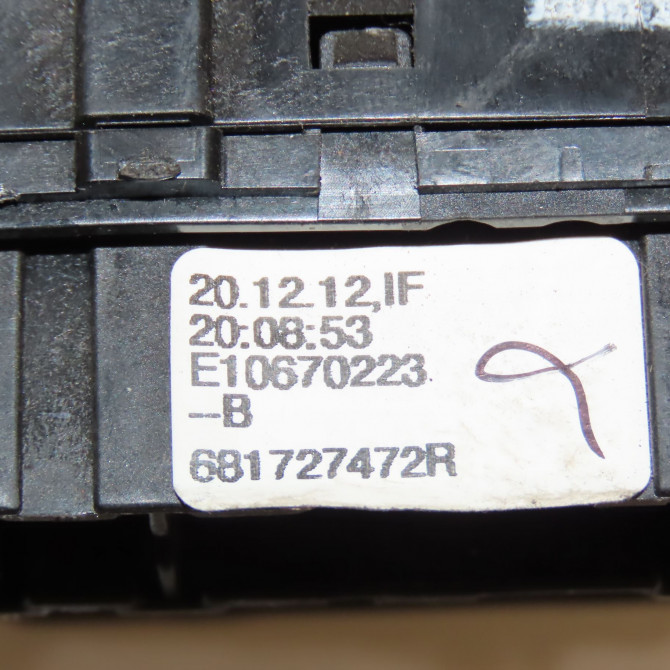 Commande essuie glace occasion DACIA LODGY Phase 1 01-2012->... 8201168008 4