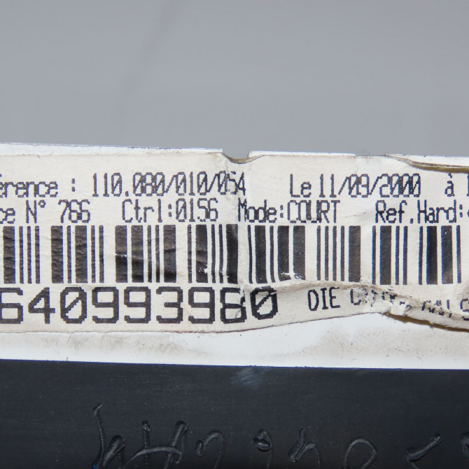 Compteur occasion CITROEN SAXO Phase 2 09-1999->12-2004 1.5D 6104C8 4