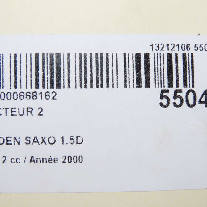 occasion CITROEN SAXO Phase 2 09-1999->12-2004 1.5D 198065 4