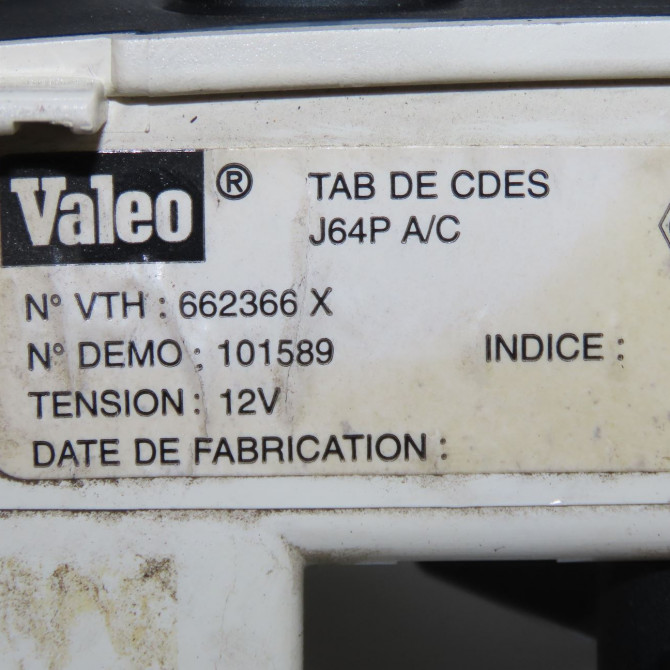 Commande de chauffage occasion RENAULT SCENIC I Phase 1 09-1996->08-1999 1.9 DTI 100ch 7701047440 4