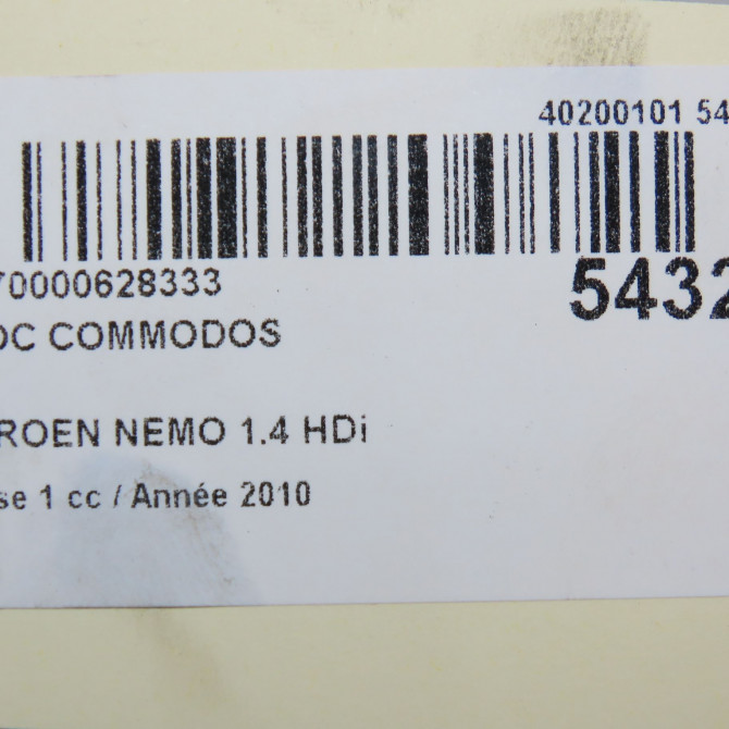 Bloc commodos occasion CITROEN NEMO Phase 1 09-2008->... 1.4 HDi 1658867680 8