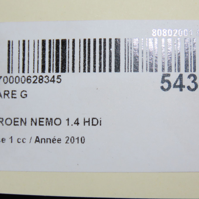 Phare gauche occasion CITROEN NEMO Phase 1 09-2008->... 1.4 HDi 1634151680 6